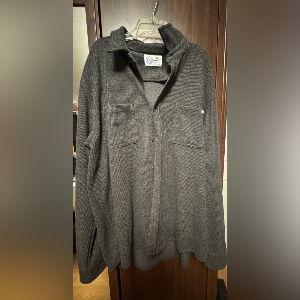 Hurley Charcoal Button-Up Shirt
